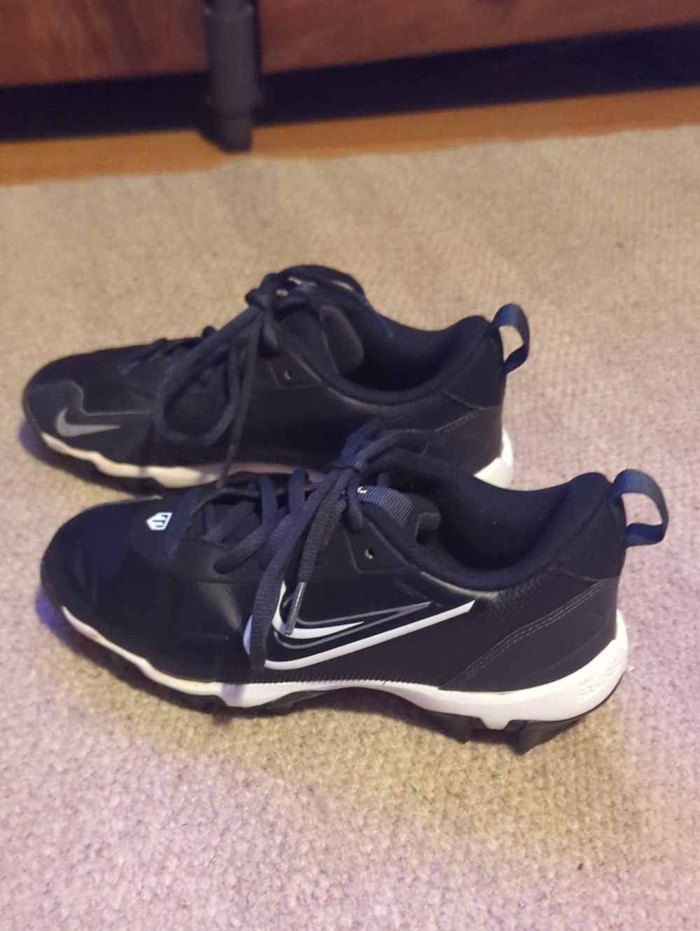 Nike Youth Force Trout 9 Keystone Low Rubber Baseball Cleats Size 3.5Y